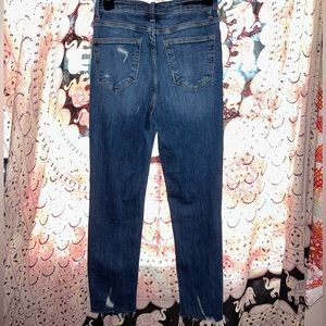 Dark wash blue jeans , size 26 on waist. Size 3
